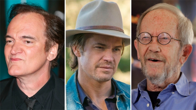 Quentin Tarantino, Timothy Olyphant a Elmore Leonard