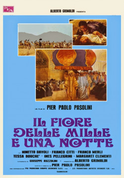 Plakát filmu Kytice z tisíce a jedné noci / Il fiore delle mille e una notte
