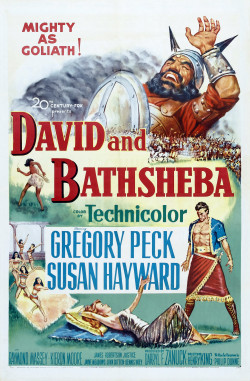 Plakát filmu David a Batšeba / David and Bathsheba