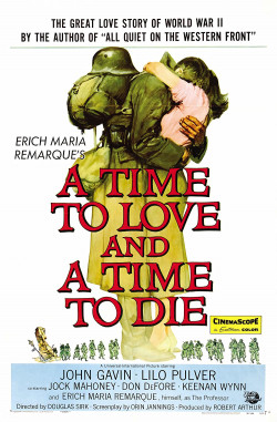 Plakát filmu Čas žít, čas umírat / A Time to Love and a Time to Die