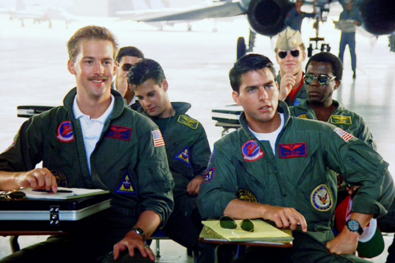 Tom Cruise, Anthony Edwards ve filmu Top Gun / Top Gun