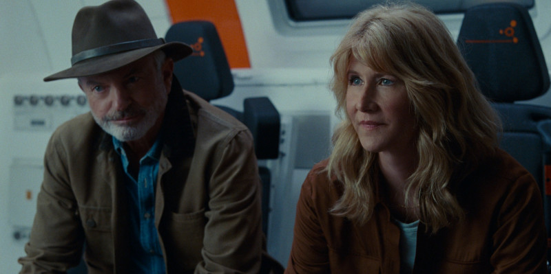 Sam Neill, Laura Dern ve filmu Jurský svět: Nadvláda / Jurassic World Dominion