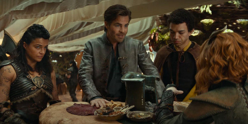 Chris Pine, Michelle Rodriguez ve filmu Dungeons & Dragons: Čest zlodějů / Dungeons & Dragons: Honor Among Thieves