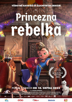 Český plakát filmu Princezna rebelka / Pil