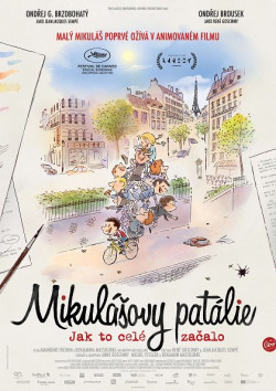 Český plakát filmu Mikulášovy patálie: Jak to celé začalo / Le petit Nicolas: Qu'est-ce qu'on attend pour être heureux ?