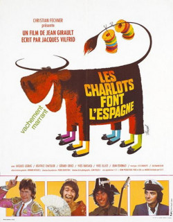 Plakát filmu Bažanti jedou do Španělska / Les Charlots font l’Espagne