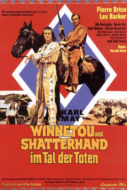 Plakát filmu Vinnetou a Old Shatterhand v údolí smrti / Winnetou und Shatterhand im Tal der Toten