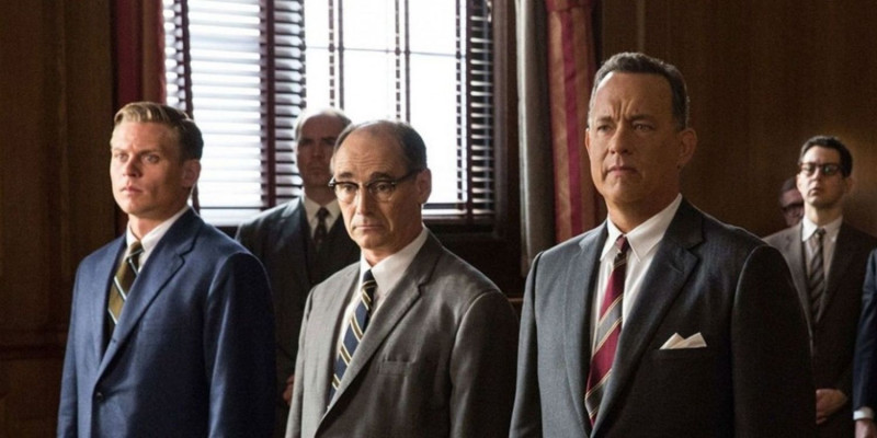 Mark Rylance, Tom Hanks, Billy Magnussen ve filmu Most špiónů / Bridge of Spies