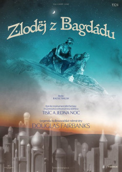 Český plakát filmu Zloděj z Bagdádu / The Thief of Bagdad