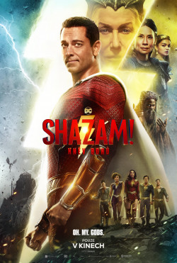 Český plakát filmu Shazam! Hněv bohů / Shazam! Fury of the Gods