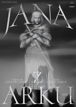 Český plakát filmu Jana z Arku / Joan the Woman