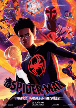 Český plakát filmu Spider-Man: Napříč paralelními světy / Spider-Man: Across the Spider-Verse