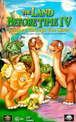 Plakát filmu Země dinosaurů 4: Putování v mlze / The Land Before Time IV: Journey Through the Mists
