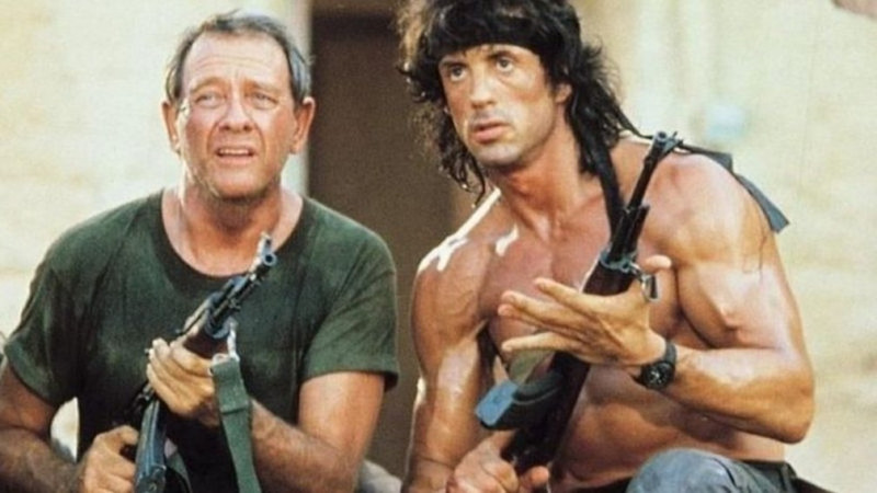 Sylvester Stallone, Richard Crenna ve filmu Rambo III / Rambo III