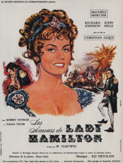 Plakát filmu Lady Hamiltonová / Le calde notti di Lady Hamilton