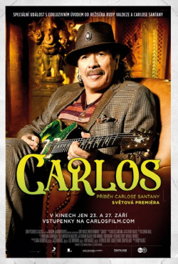 Český plakát filmu Carlos: The Santana Journey / Carlos
