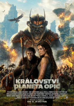 Český plakát filmu Království Planeta opic / Kingdom of the Planet of the Apes