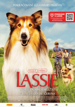 Český plakát filmu Lassie: Nové dobrodružství / Lassie - Ein neues Abenteuer
