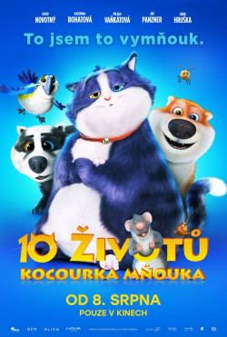 Český plakát filmu 10 životů kocourka Mňouka / 10 Lives