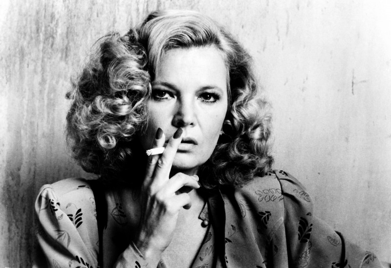 Gena Rowlands při natáčení filmu Glorie / Gloria