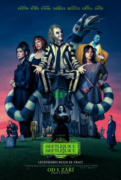 Český plakát filmu Beetlejuice Beetlejuice / Beetlejuice Beetlejuice