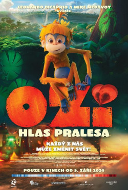 Český plakát filmu Ozi: Hlas pralesa / Ozi: Voice of the Forest