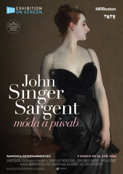 Český plakát filmu EOS: John Singer Sargent - móda a půvab / John Singer Sargent: Fashion and Swagger