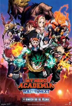 Český plakát filmu My Hero Academia the Movie: You’re Next / Boku no Hîrô Akademia za Mûbî Yuâ Nekusuto