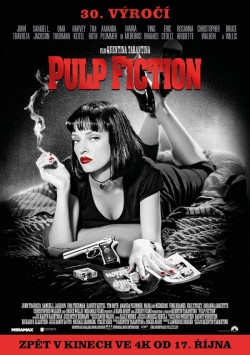 Český plakát filmu Pulp Fiction: Historky z podsvětí / Pulp Fiction