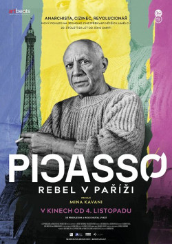 Český plakát filmu Picasso - rebel v Paříži / Picasso: Un ribelle a Parigi - Storia di una vita e di un museo