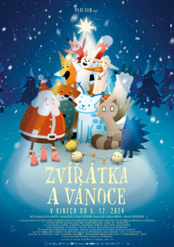 Český plakát filmu Zvířátka a Vánoce / Le grand Noël des animaux