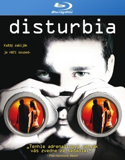 BD obal filmu Disturbia